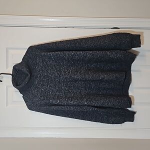 LOFT Womens cowl neck blue sweater size XL